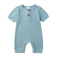 Mini Fashion™   Luchtig & Ademend   Baby Romper Aqua Blauw / 100 (18 24 maanden) | Educatief Speelgoed