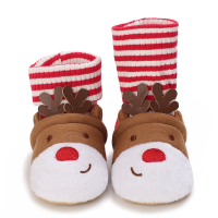 Mini Fashion™   Kerst Kinder Pantoffels Bruin   Rendier / 21 (0 6 maanden) | Educatief Speelgoed