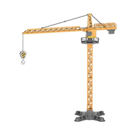 Excavator playset™  Creativiteit & Leuk    Bouwplaats Speelset Torenkraan | Educatief Speelgoed