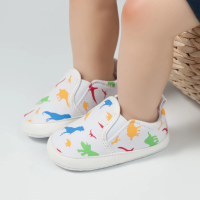 TinySteps – Veilig & Speels – Baby Slip On Antislip Sneakers Wit / 17 (6 – 12 maanden / 11.5–12 Cm) | Educatief Speelgoed