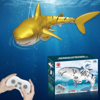 SeaBuddy – Creatief & Bewegend – RC Haai Spuitende Gouden Haai | Educatief Speelgoed