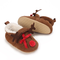 Mini Fashion™   Kerst Kinder Pantoffels Bruin / 21 (0 6 maanden) | Educatief Speelgoed