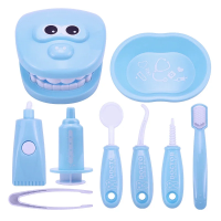 Tooth Time™ – Lachen & Leren – Tandarts Set Kinderen Lichtblauw | Educatief Speelgoed