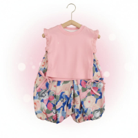 Sleeveless Tops & Pants – Zacht & Stijlvol – Kinder Kleding Zomer Set Roze / 120 (4–5 jaar) | Educatief Speelgoed