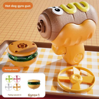 Flying Disk Toy – Creatief & Bewegend – Gyro Gun Hotdog | Educatief Speelgoed
