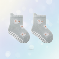 Soft Grip Socks – Zacht & Praktisch – Baby Antislip Sokken Vogel / 14 (3–5 jaar) | Educatief Speelgoed