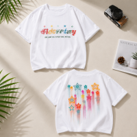 StarGlow – Licht & Speels – Ster T‑shirt Wit / 130 (5–6 jaar) | Educatief Speelgoed