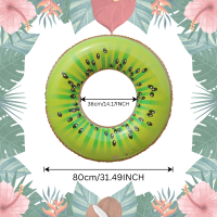 SunSplash – Tropisch & Comfortabel – Tropische Fruit Zwemring Kiwi / 80cm | Educatief Speelgoed