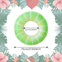 SunSplash – Tropisch & Comfortabel – Tropische Fruit Zwemring Limoen / 70cm | Educatief Speelgoed