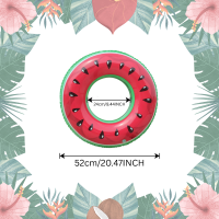 SunSplash – Tropisch & Comfortabel – Tropische Fruit Zwemring Watermeloen / 52cm | Educatief Speelgoed