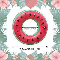 SunSplash – Tropisch & Comfortabel – Tropische Fruit Zwemring Watermeloen / 80cm | Educatief Speelgoed