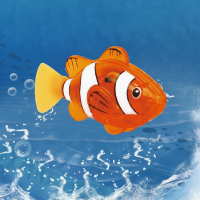 TinySwim – Plezier & Bewegend – Elektronisch zwemvisje met LED licht Clownvis | Educatief Speelgoed