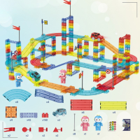 SmartTrack – Bouw & Speel – Magnetische Creatieve wegen 240 stuks | Educatief Speelgoed