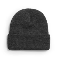 Mini Fashion™   Eigen lettertype   Gepersonaliseerde Beanie Muts Donkergrijs / 3 / M (1.5 5 Jaar) | Educatief Speelgoed