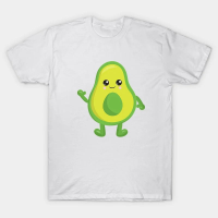 Mini Fashion™   Matchen Met De Familie   Avocado T shirt Wit Avocado zonder pit / Volwassenen   L | Educatief Speelgoed