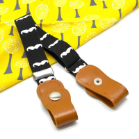 Mini Fashion™   Past Altijd   Elastische Riem voor Kinderen Zwart   Snor / 40 65cm (1 12 jaar) | Educatief Speelgoed