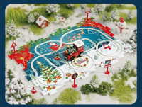 DIY Xmas Train Track™   Bouw je eigen kerstwonderland   Kerst Trein puzzel 13 stukken | Educatief Speelgoed