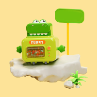Car Puzzle™️   Speelplezier op Wielen   Dieren Speelgoedauto Groene Kikker | Educatief Speelgoed