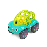 Ball Car™   Rollende Rammelpret   Speelgoedauto Groen | Educatief Speelgoed