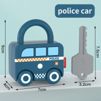 Puzzle Locks™ – Speel & Leer – Montessori Speelgoed Politieauto | Educatief Speelgoed