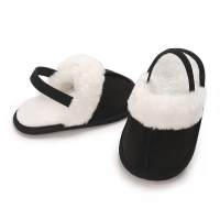 Mini Fashion™   Zachte Zolen   Kinder Sloffen Zwart / 20 (6 12 maanden) | Educatief Speelgoed