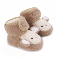 Mini Fashion™   Warm & Comfort   Dieren Schoentjes Bruin   Schaap / 18 (12 18 maanden) | Educatief Speelgoed