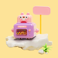 Car Puzzle™️   Speelplezier op Wielen   Dieren Speelgoedauto Roze Konijn | Educatief Speelgoed