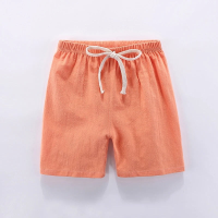 Mini Fashion™   Sneldrogend Materiaal   Katoen linnen Short Oranje / 100 ( 1 jaar) | Educatief Speelgoed