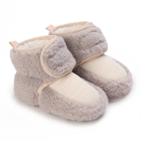 Mini Fashion™   Warm & Comfort   Dieren Schoentjes Grijs / 16 (0 6 maanden) | Educatief Speelgoed