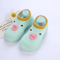 Mini Fashion™   Slip Vaste Zool   Schoen Sokken Licht Groen / 20/21 (12 18 maanden) | Educatief Speelgoed