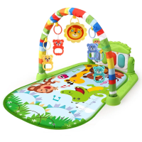 Musical Arch™ – Klanken & Kleuren – Baby Gym Dieren Groen | Educatief Speelgoed