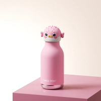 AnimalSip – Schattig & Praktisch – Kinder RVS Thermosfles met Dierenprint Vis | Educatief Speelgoed