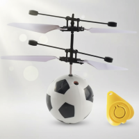 HoverFun – LED Licht & Educatief – Quadcopter Vliegende Drone Voetbal | Educatief Speelgoed