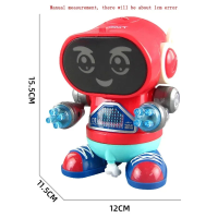 Dancing Spin Robot™   Lichtjes en Dansjes   Speelgoedrobot Voetjes Rood | Educatief Speelgoed