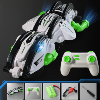 RC Snake Car™   Meesterlijke Stunts   Flexicar Wit Groen | Educatief Speelgoed