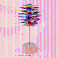 Woods™   Ronddraaiende Lollipop   Stressverlagend Speelgoed Kleurrijke blaadjes | Educatief Speelgoed