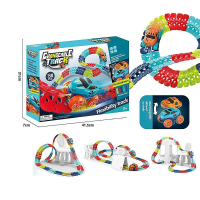 Car Adventure™ | Ontwikkel de creativiteit   Flexibele racebaan 138 stuks (3.3 Meter)   €64.95 | Educatief Speelgoed