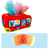 Tissue Box Toy™   Tover tissues uit de doos   Speelgoed Tissuedoos Bus | Educatief Speelgoed