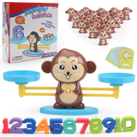 Woods™ | Leren rekenen   Montessori reken weegschaal Monkey Balance | Educatief Speelgoed