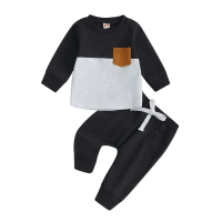 Mini Fashion™   Peuter Trainingspak Katoen Zwart / 70 (4 9 maanden) | Educatief Speelgoed