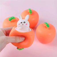 Squeeze Carrot™   Squish, squeeze en ontstress   Fidget Speelgoed Set van 3 | Educatief Speelgoed