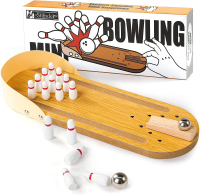 Woods™   Mini Bowling Game   Houten bowlingbaan | Educatief Speelgoed