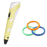 3D Pen™ | De magische 3D ontwerper! Geel + 9 meter filament | Educatief Speelgoed