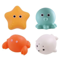 Bath Buddies™   Maakt in bad gaan een feestje   Lichtgevende dieren 4 extra badspeeltjes (set 2) | Educatief Speelgoed