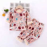 Mini Fashion™   Kinder Cartoon Fleece Pyjama Roze   Boeken / Maat 100 (3 4 jaar) | Educatief Speelgoed