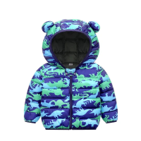 Mini Fashion™   Polyester winterjas met Capuchon Donkerblauw / 80 (9 12 maanden) | Educatief Speelgoed