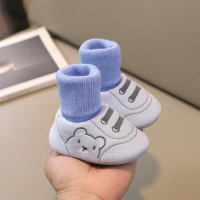 Toddler Sneaker Socks™   Piepkleine Voetjes Parade   Sneaker sokjes Blauw / L (18 24 maanden) | Educatief Speelgoed