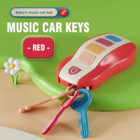 Music Car Key™   Melodieuze Rit   Muziekspeelgoed Rood | Educatief Speelgoed