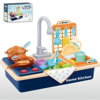 Home Kitchen™   Mini koks in de maak!   Speelgoed keuken Blauw | Educatief Speelgoed