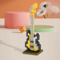 Construction Instrument™   Bouw Je Eigen Minimuziekinstrument   Miniatuur muziekinstrument Basgitaar | Educatief Speelgoed